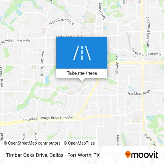 Timber Oaks Drive map
