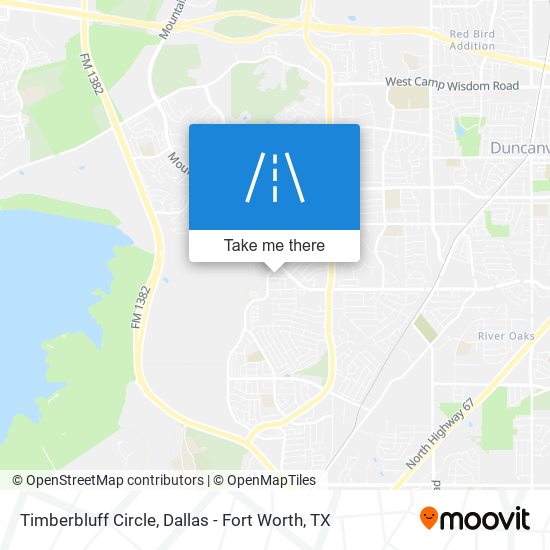 Timberbluff Circle map