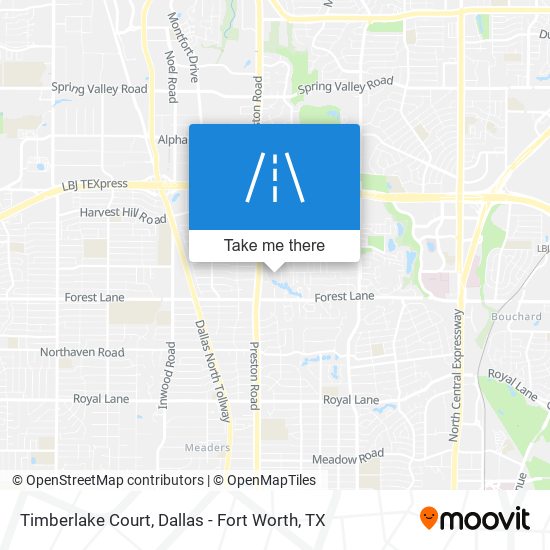 Timberlake Court map
