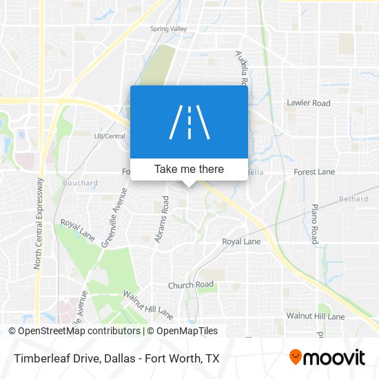 Timberleaf Drive map