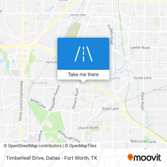 Timberleaf Drive map
