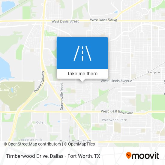 Timberwood Drive map