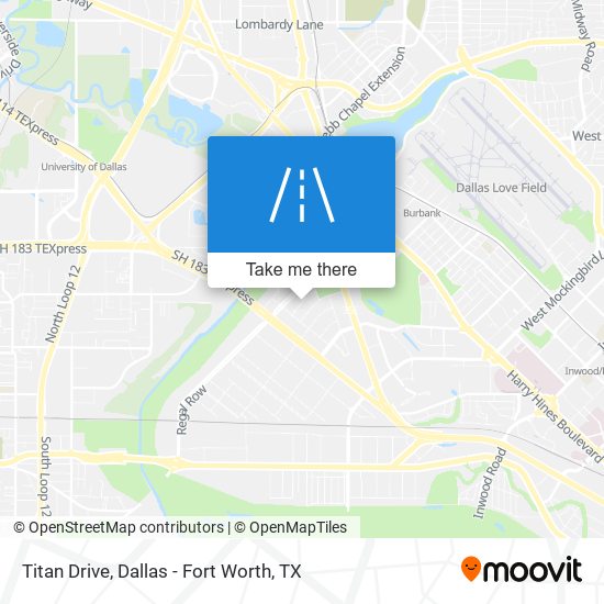 Titan Drive map