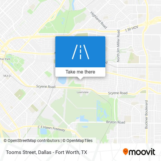 Tooms Street map