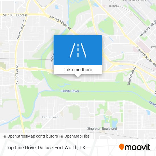 Top Line Drive map