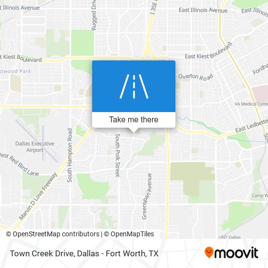 Town Creek Drive map