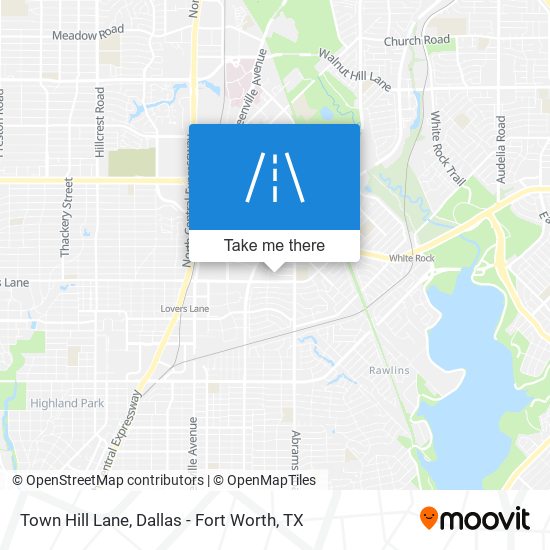 Town Hill Lane map