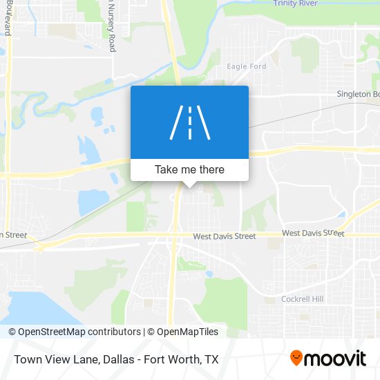 Town View Lane map
