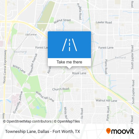 Towneship Lane map