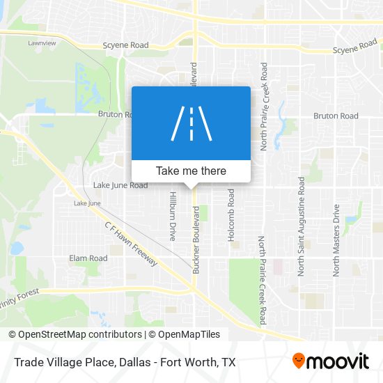 Trade Village Place map