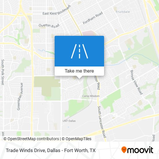 Trade Winds Drive map