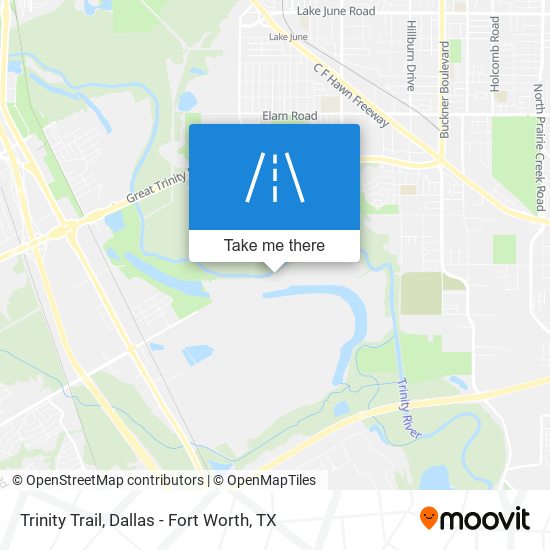 Trinity Trail map