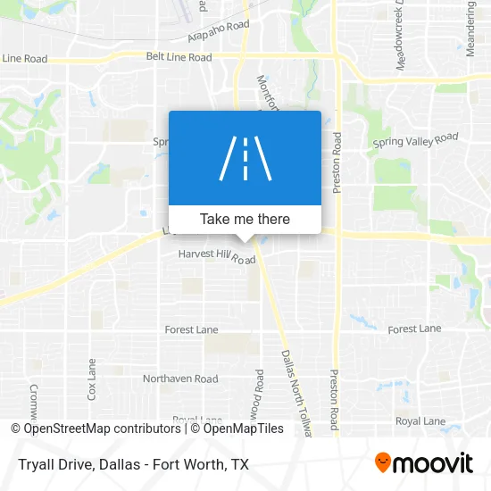 Tryall Drive map