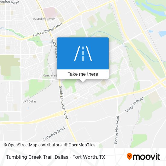 Tumbling Creek Trail map