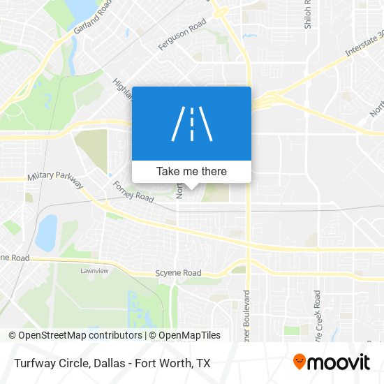 Turfway Circle map