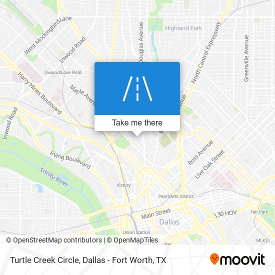Turtle Creek Circle map