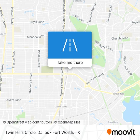 Twin Hills Circle map
