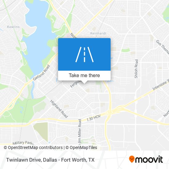 Twinlawn Drive map