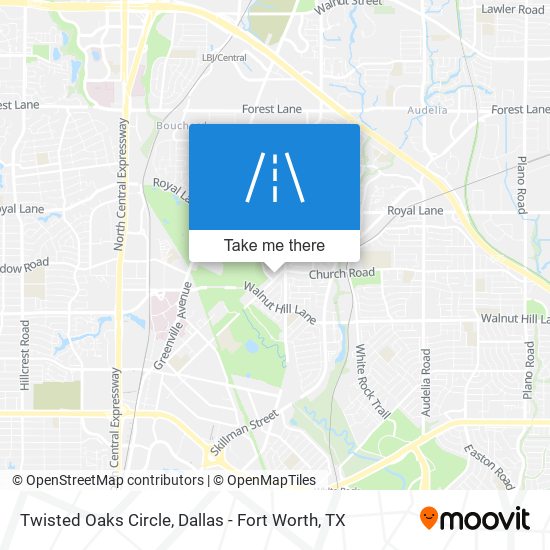 Twisted Oaks Circle map