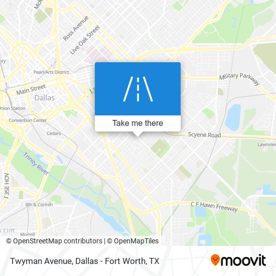 Twyman Avenue map