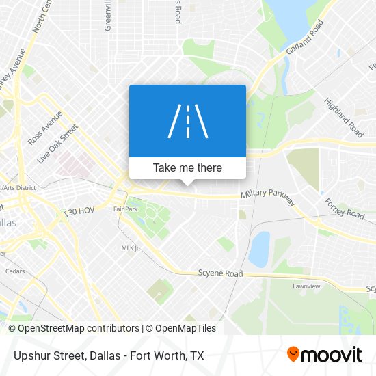 Upshur Street map
