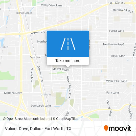 Valiant Drive map