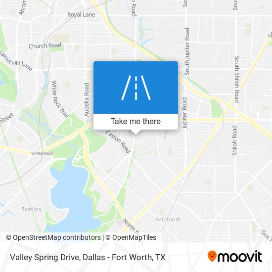 Valley Spring Drive map