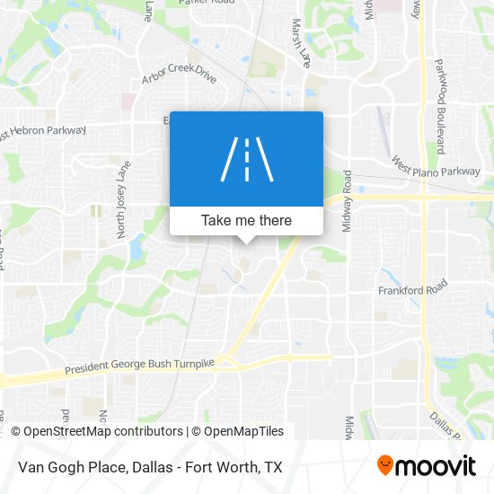 Van Gogh Place map