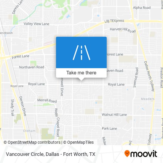 Vancouver Circle map
