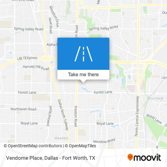Vendome Place map