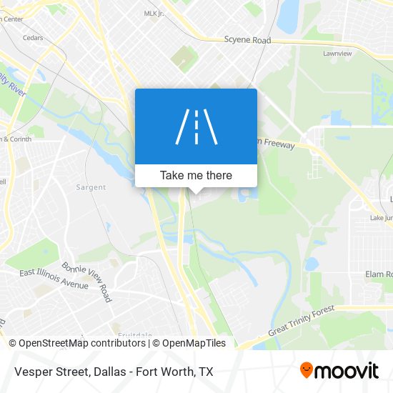Vesper Street map