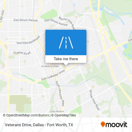 Veterans Drive map