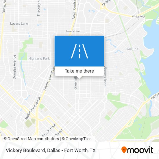 Vickery Boulevard map