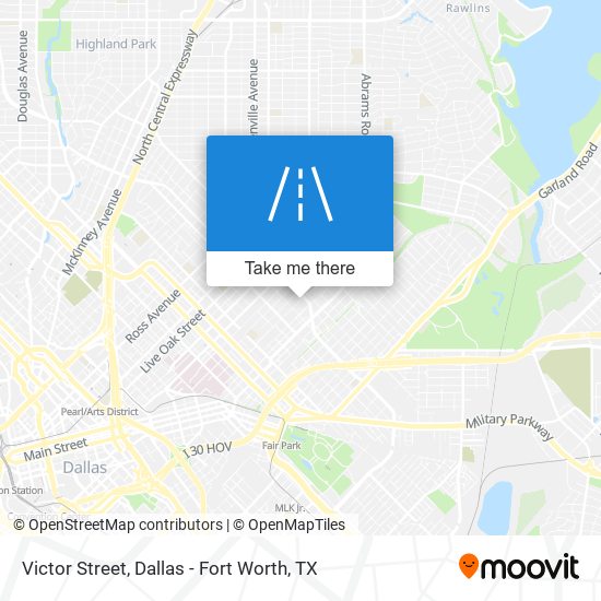 Victor Street map