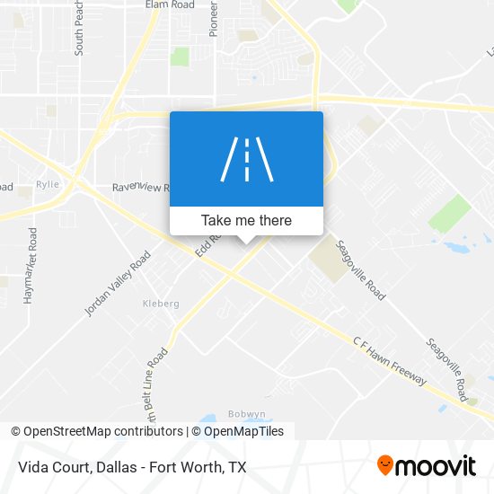 Vida Court map