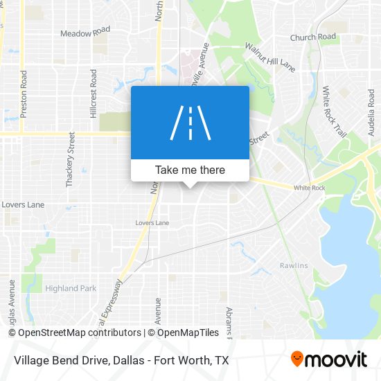 Village Bend Drive map