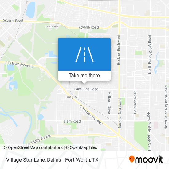 Village Star Lane map