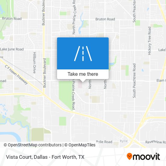 Vista Court map
