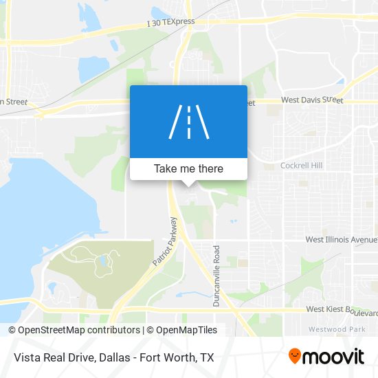 Vista Real Drive map