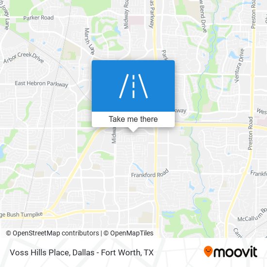 Voss Hills Place map