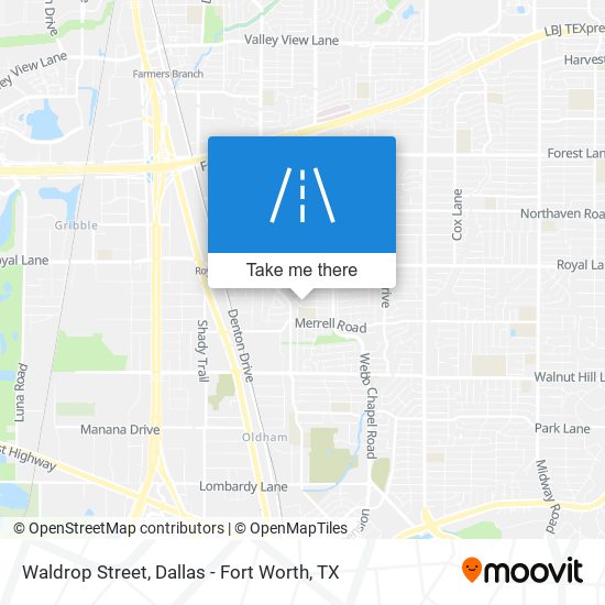 Waldrop Street map