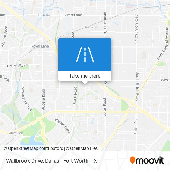 Mapa de Wallbrook Drive