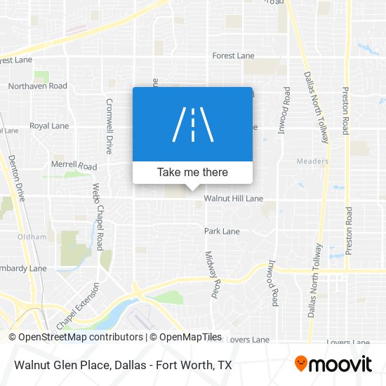 Mapa de Walnut Glen Place