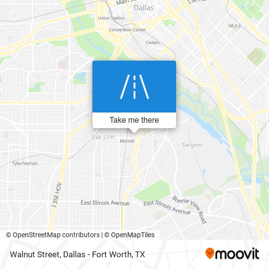Walnut Street map