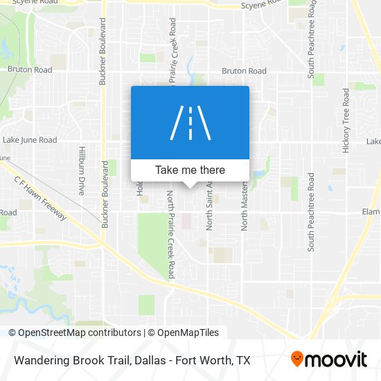 Mapa de Wandering Brook Trail