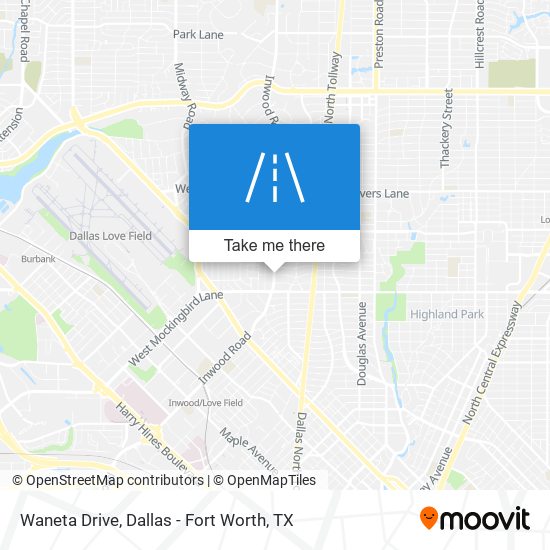 Waneta Drive map