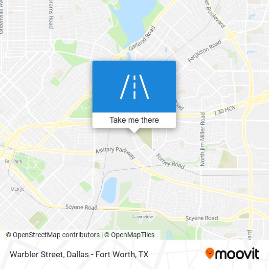 Warbler Street map