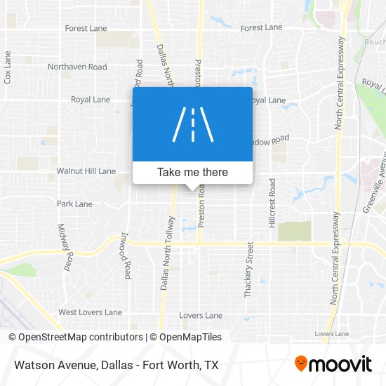 Watson Avenue map