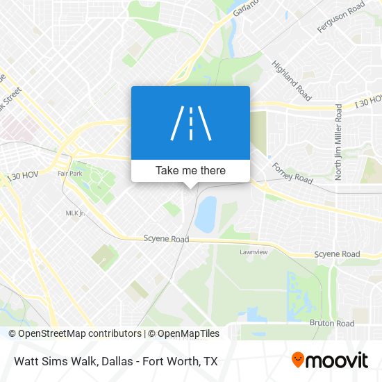 Watt Sims Walk map