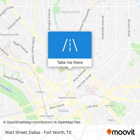 Watt Street map